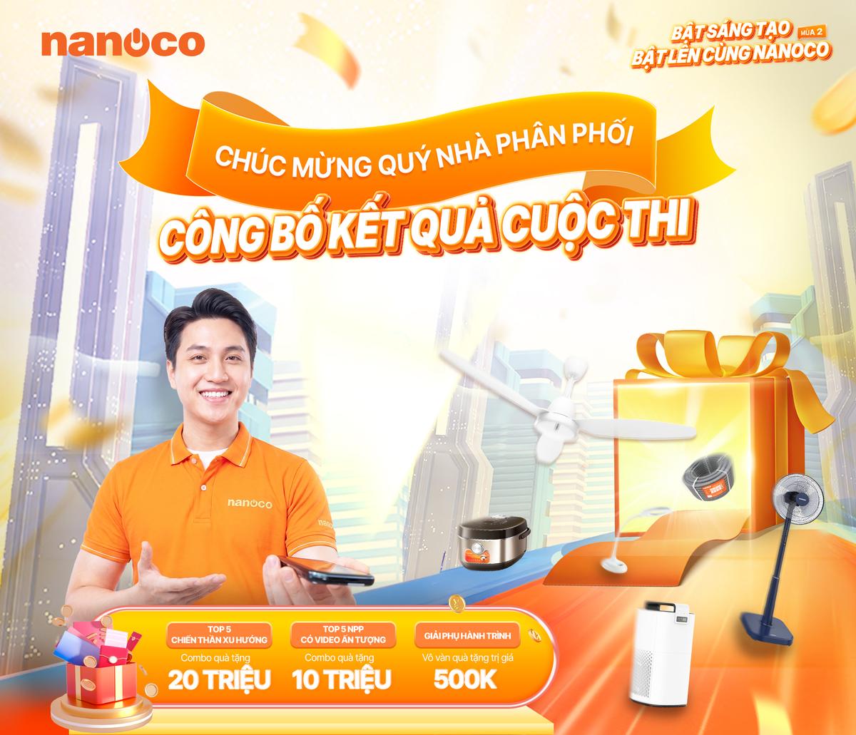CÔNG BỐ KẾT QUẢ CUỘC THI " BẬT SÁNG TẠO - BẬT LÊN CÙNG NANOCO" MÙA 2